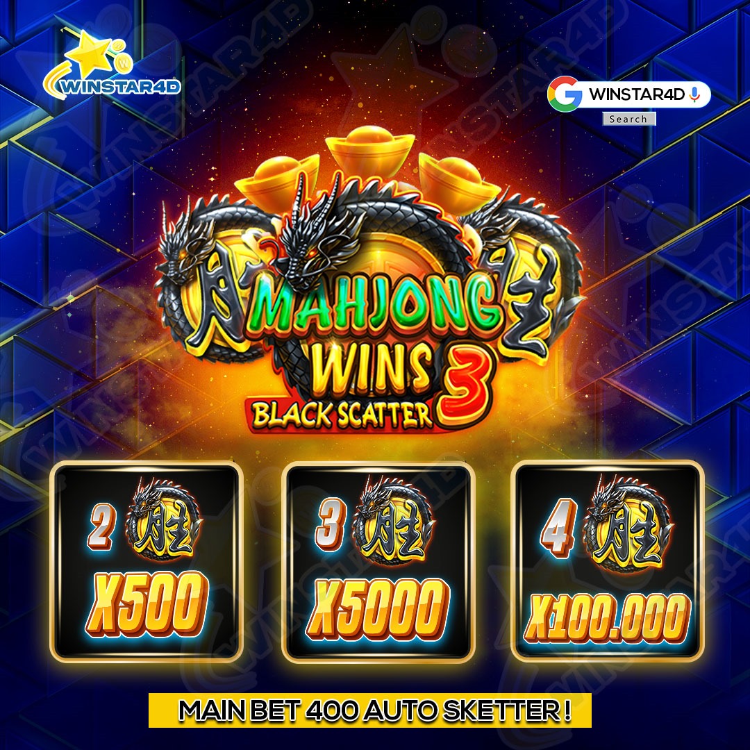 SCATTER HITAM SEMAKIN DI DEPAN! Dapatkan Hadiah Bonus 10X Lipat dengan Bermain Slot di Winstar4D